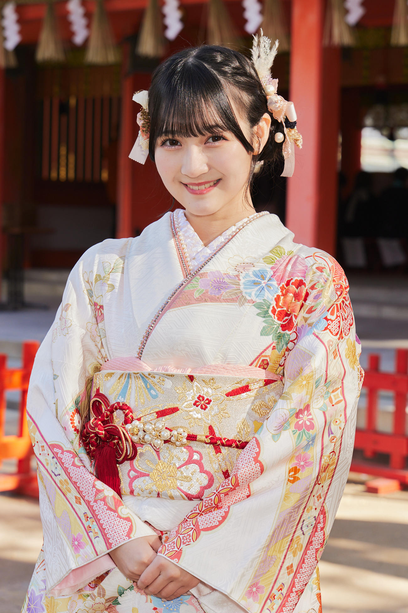 成人式を迎えたHKT48今村麻莉愛（C）Mercury