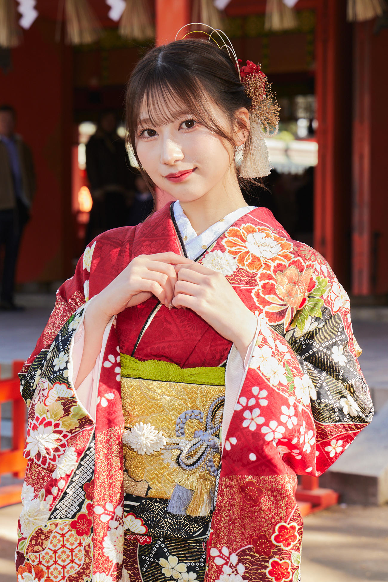 成人式を迎えたHKT48伊藤優絵瑠（C）Mercury