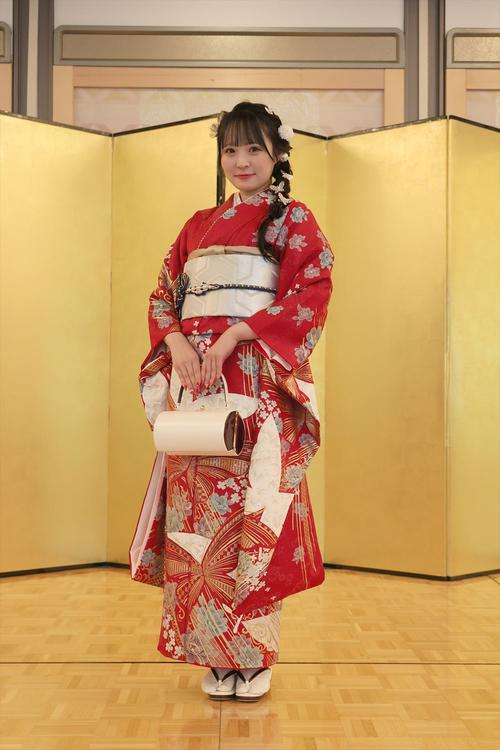 「二十歳のつどい」を行ったSKE48鬼頭未来（C）2024 Zest, Inc.／衣装協力：株式会社清水屋