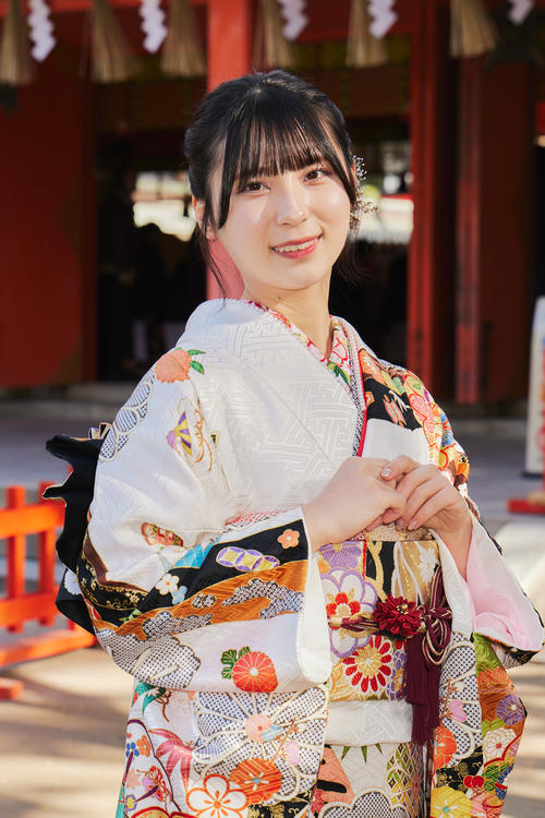 成人式を迎えたHKT48北川陽彩（C）Mercury
