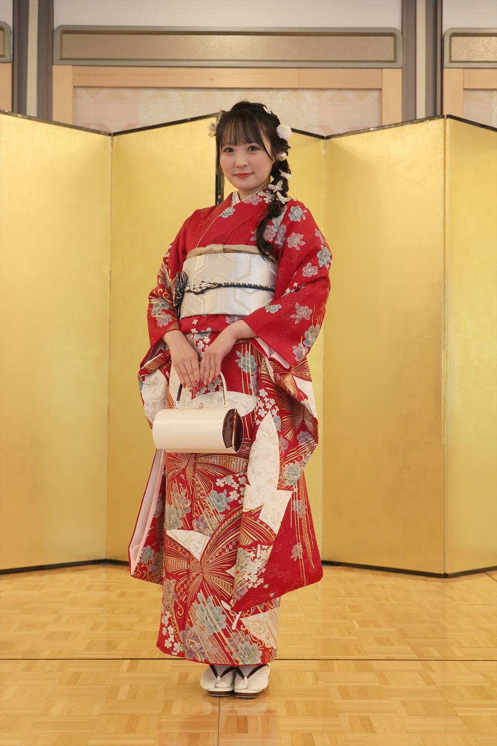 「二十歳のつどい」を行ったSKE48鬼頭未来（C）2024 Zest, Inc.／衣装協力：株式会社清水屋