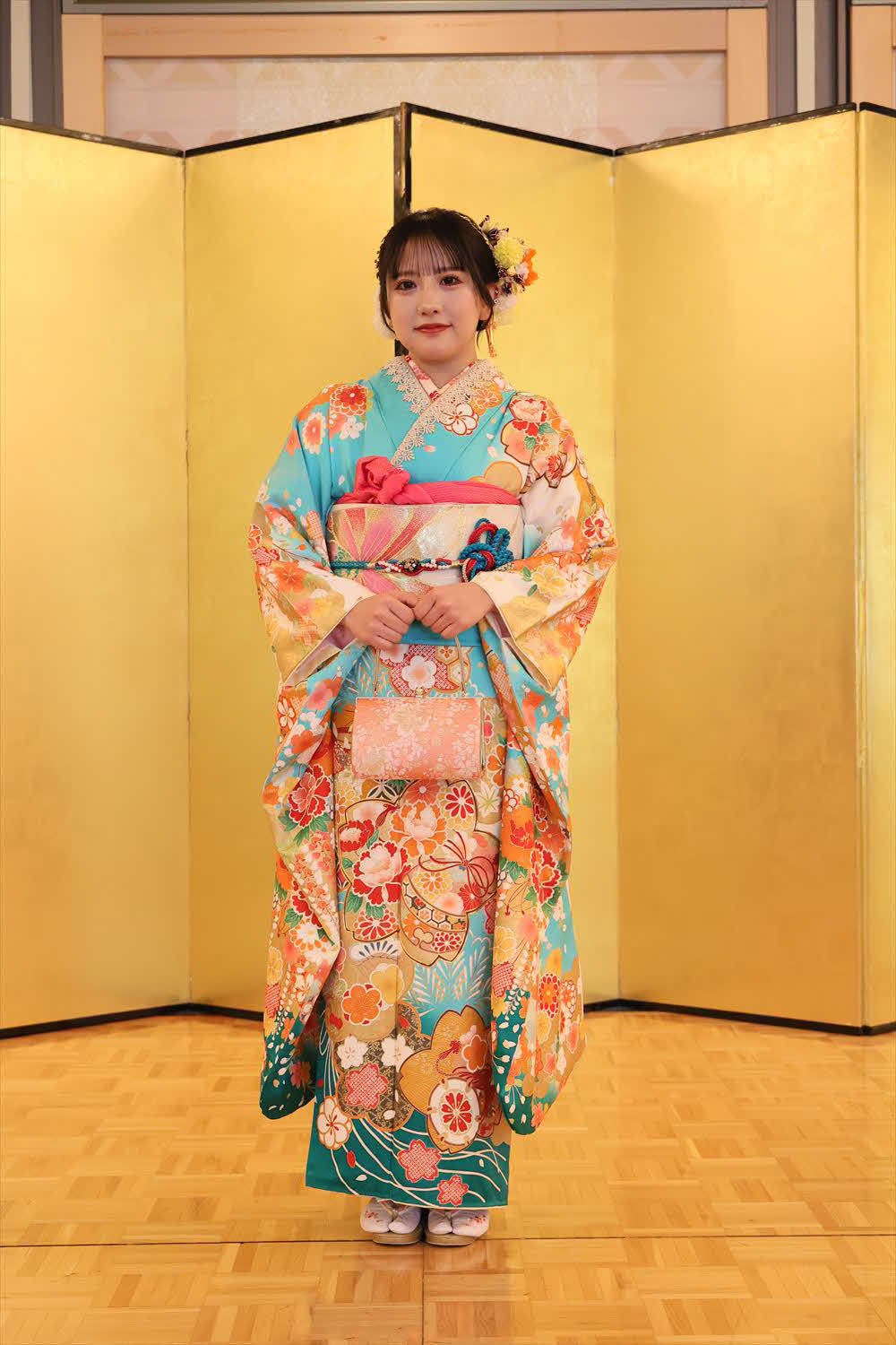 「二十歳のつどい」を行ったSKE48相川暖花（C）2024 Zest, Inc.／衣装協力：株式会社清水屋