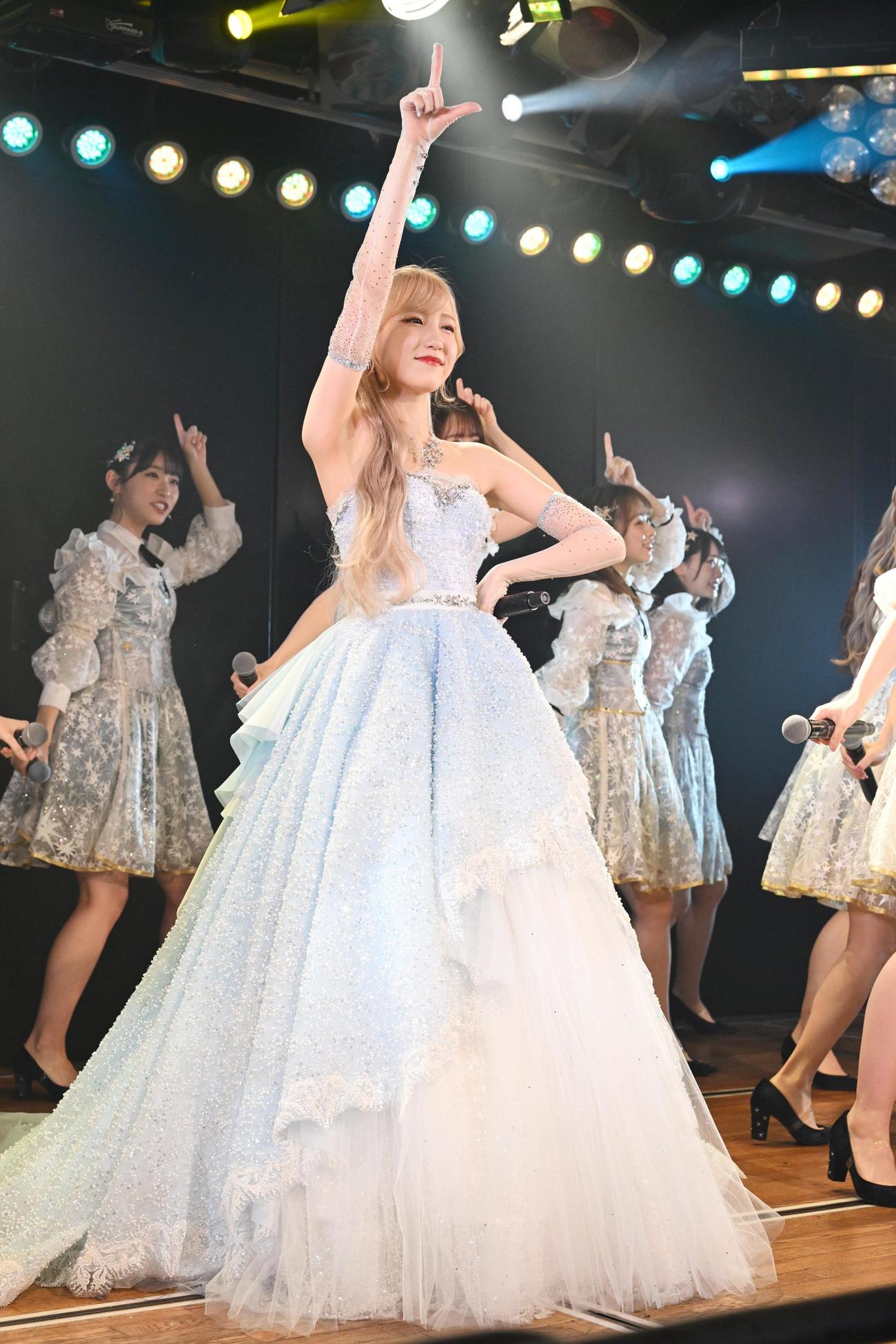 AKB48劇場で卒業公演を行った本田仁美（C）AKB48