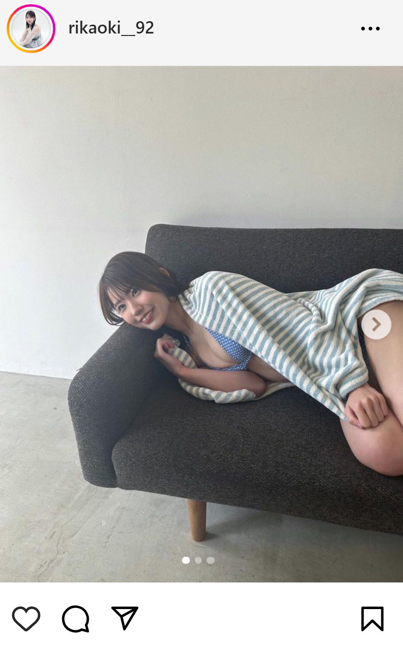 青木莉樺のインスタグラムから