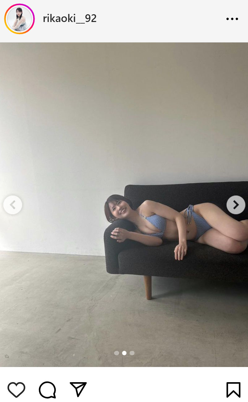 青木莉樺のインスタグラムから