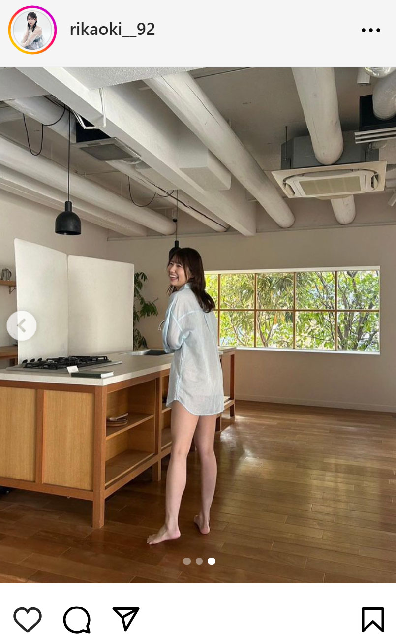 青木莉樺のインスタグラムから