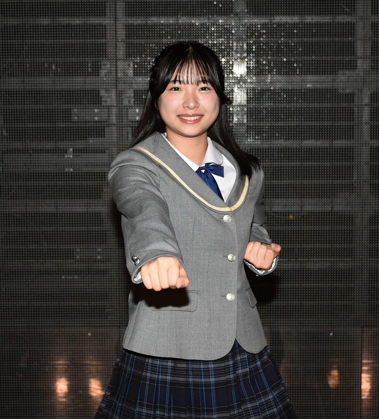 グループ最年少の高島柚愛。「劇場公演にたくさん出たい」と気合十分