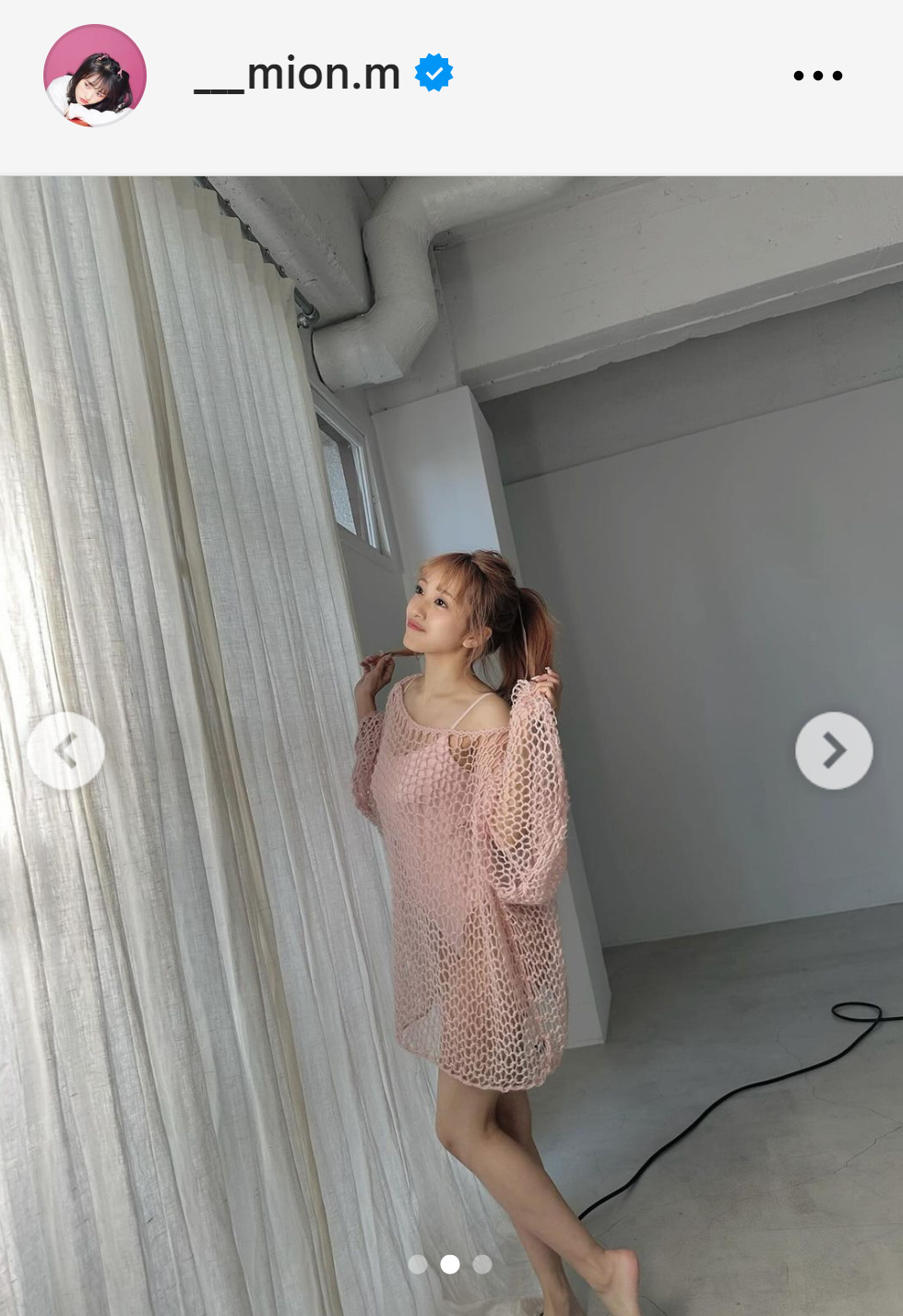 向井地美音のインスタグラムから