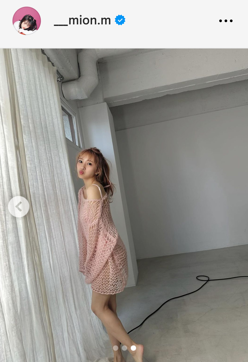 向井地美音のインスタグラムから