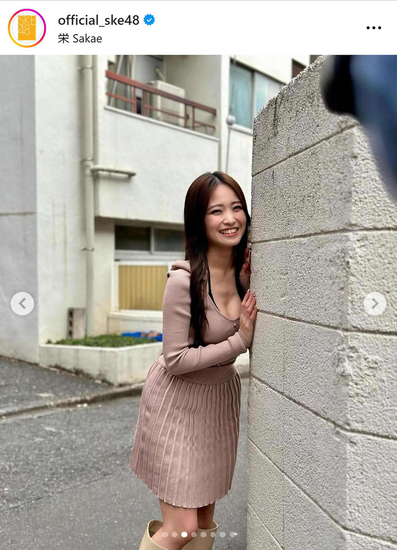 SKE48の公式インスタグラムから