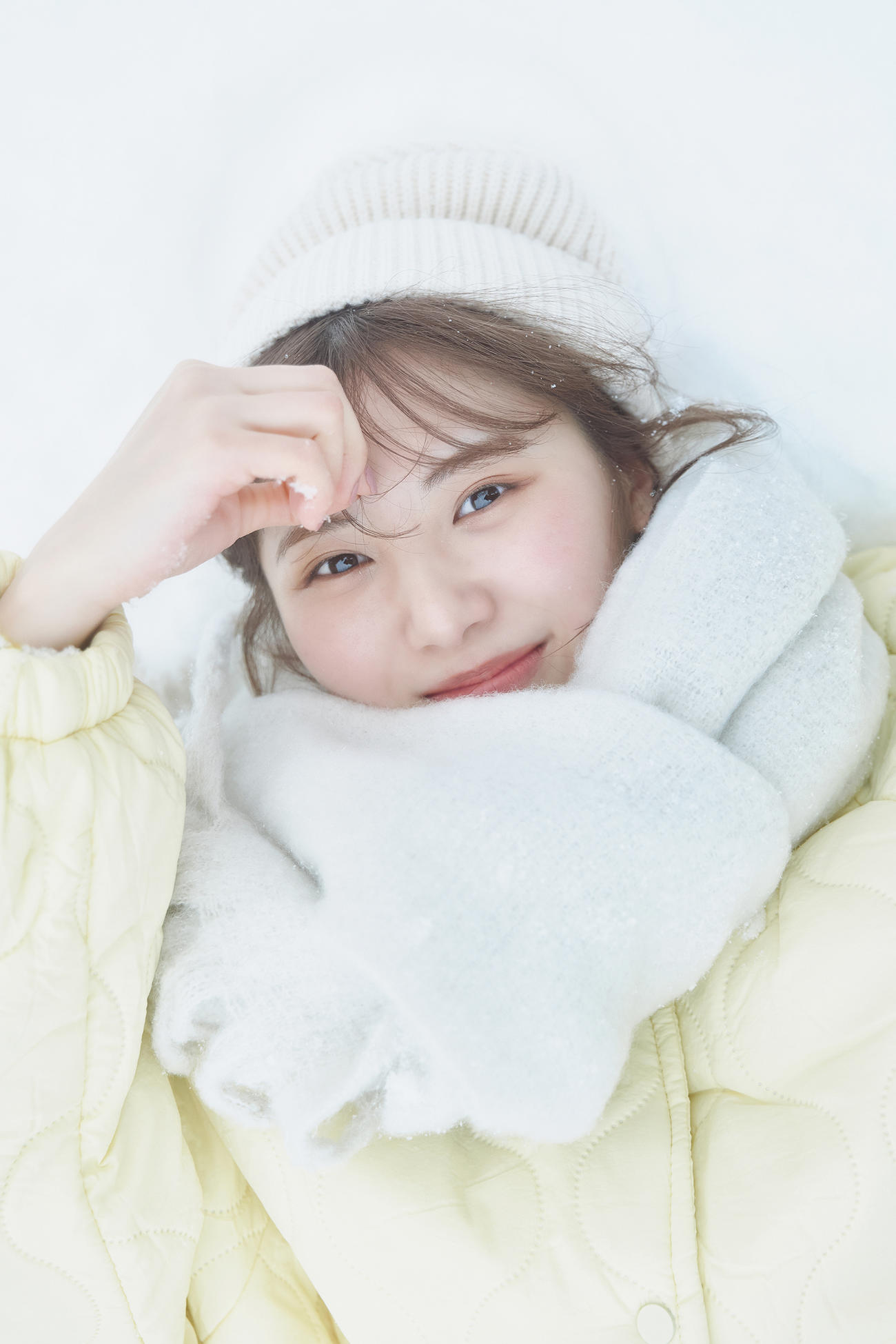 SKE48菅原茉椰のファースト写真集のHMV版表紙（撮影／藤原宏）
