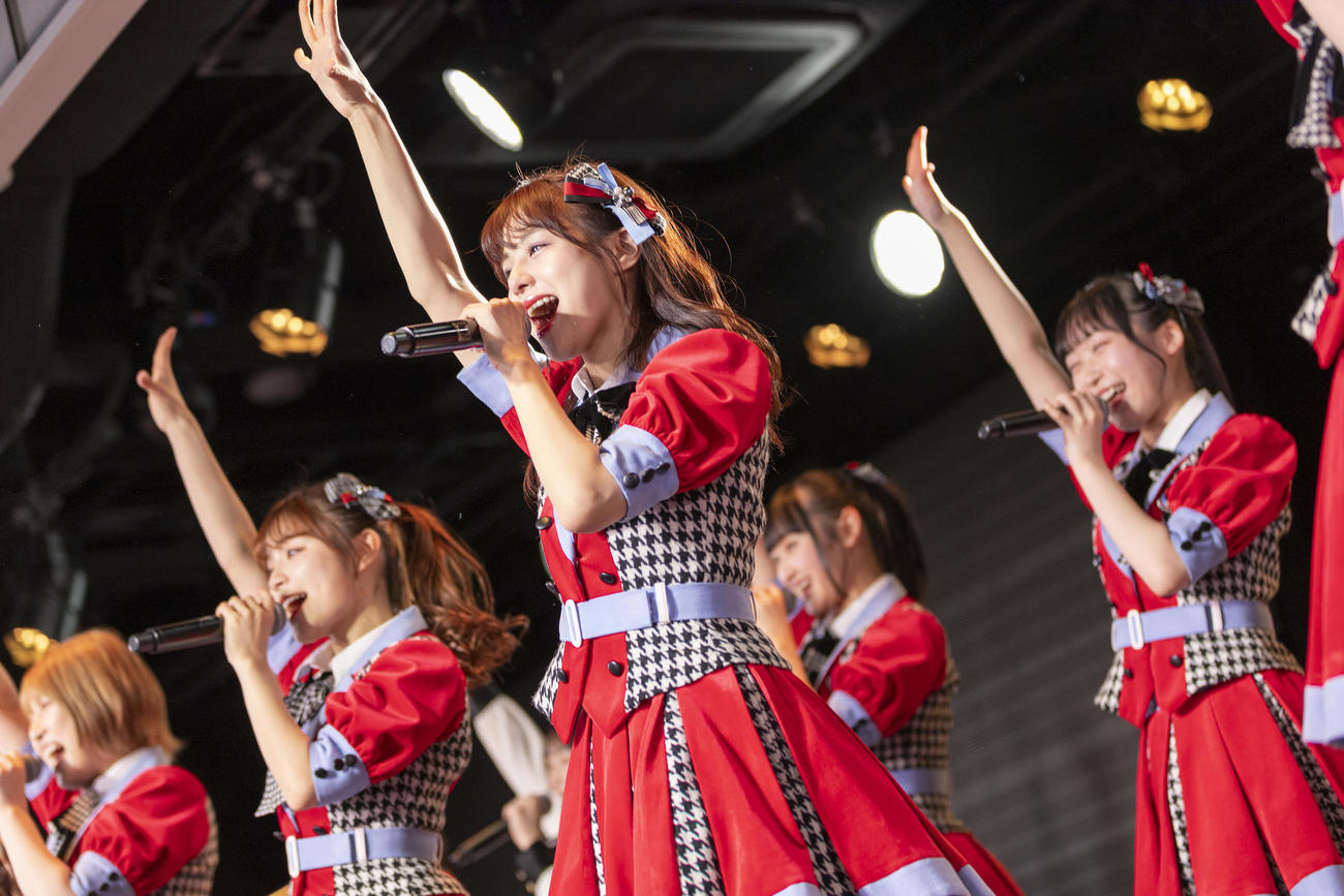 NGT48劇場で卒業公演を行った本間日陽（C）Flora