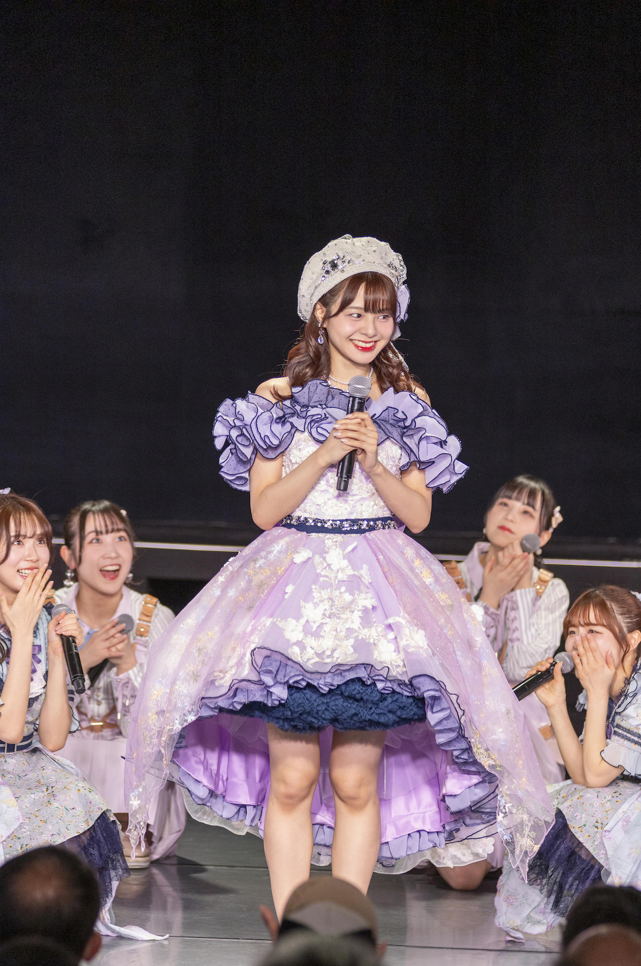 NGT48劇場で卒業公演を行った本間日陽（C）Flora
