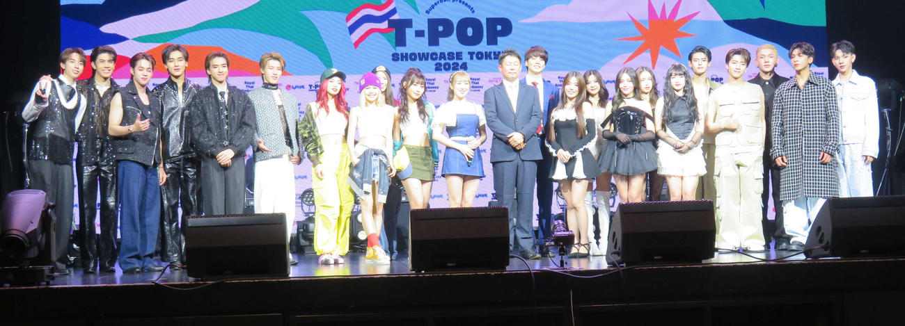 「T－POP Showcase Tokyo 2024」の出演者ら