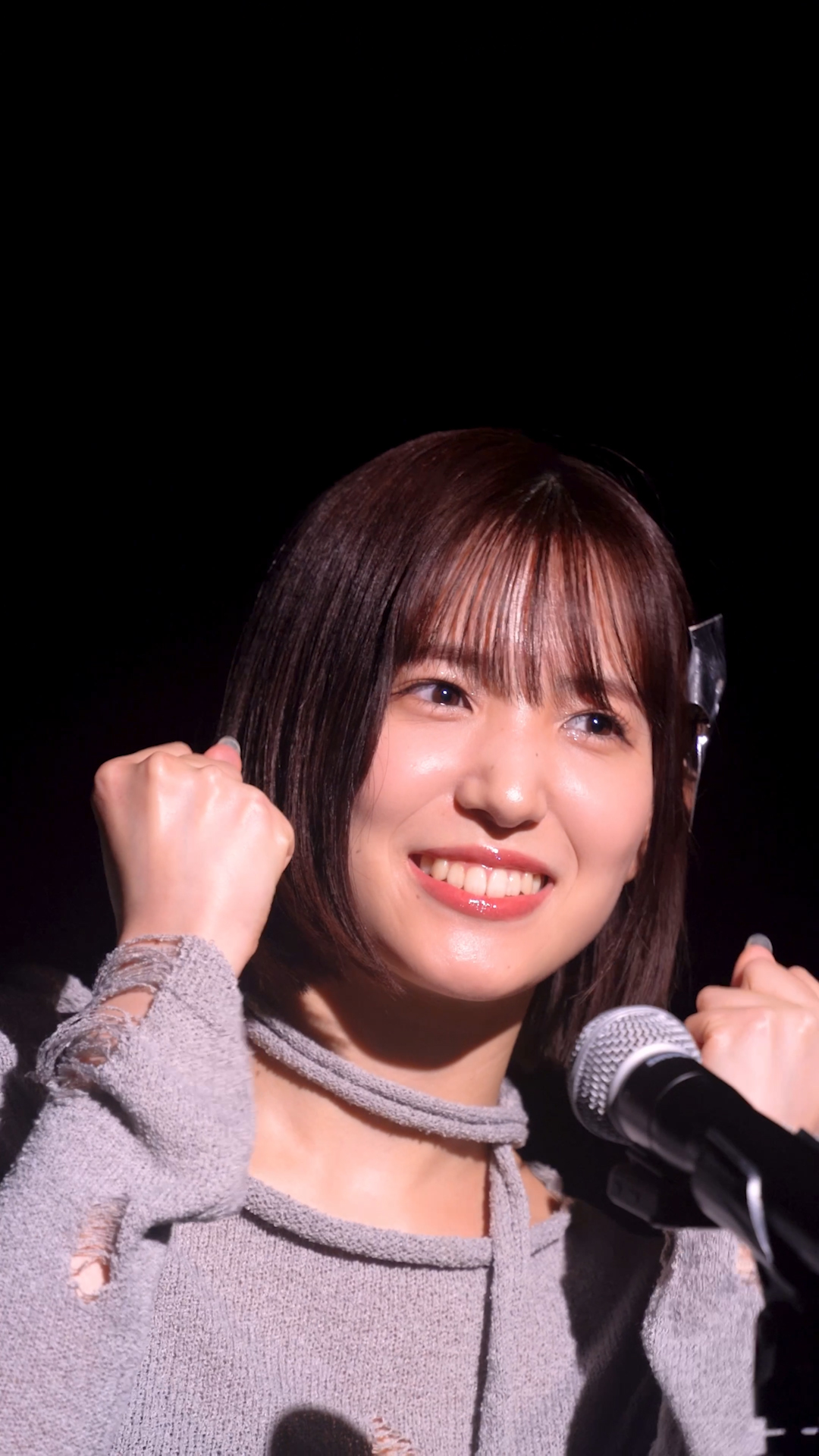 64枚目シングルの選抜入りが決まったAKB48下尾みう（C）AKB48