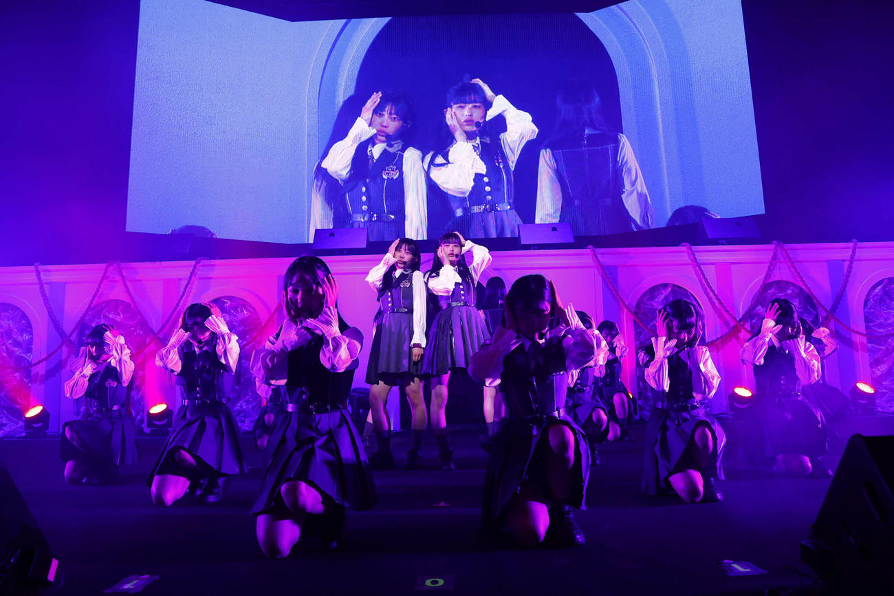 「HKT48　春のコンサート2024～ホップ・ステップ・ジャンプ～」最終公演でパフォーマンスする7期生