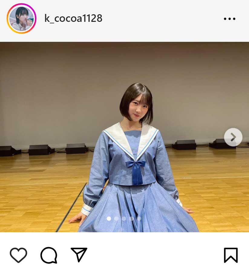 甲斐心愛のインスタグラムから