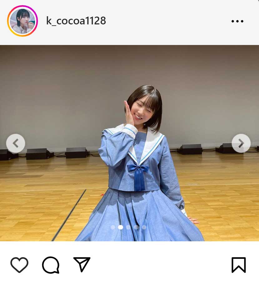 甲斐心愛のインスタグラムから