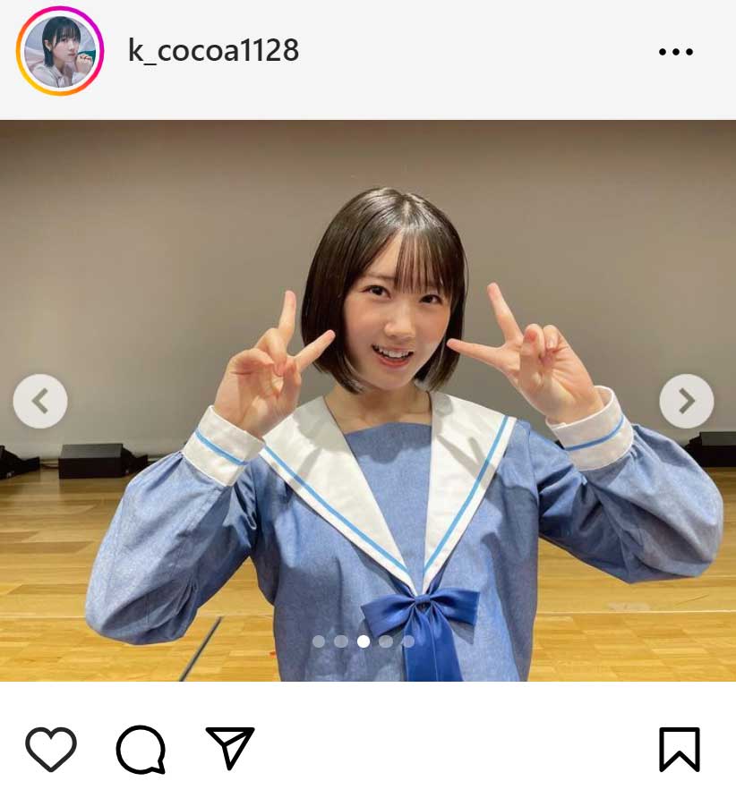 甲斐心愛のインスタグラムから