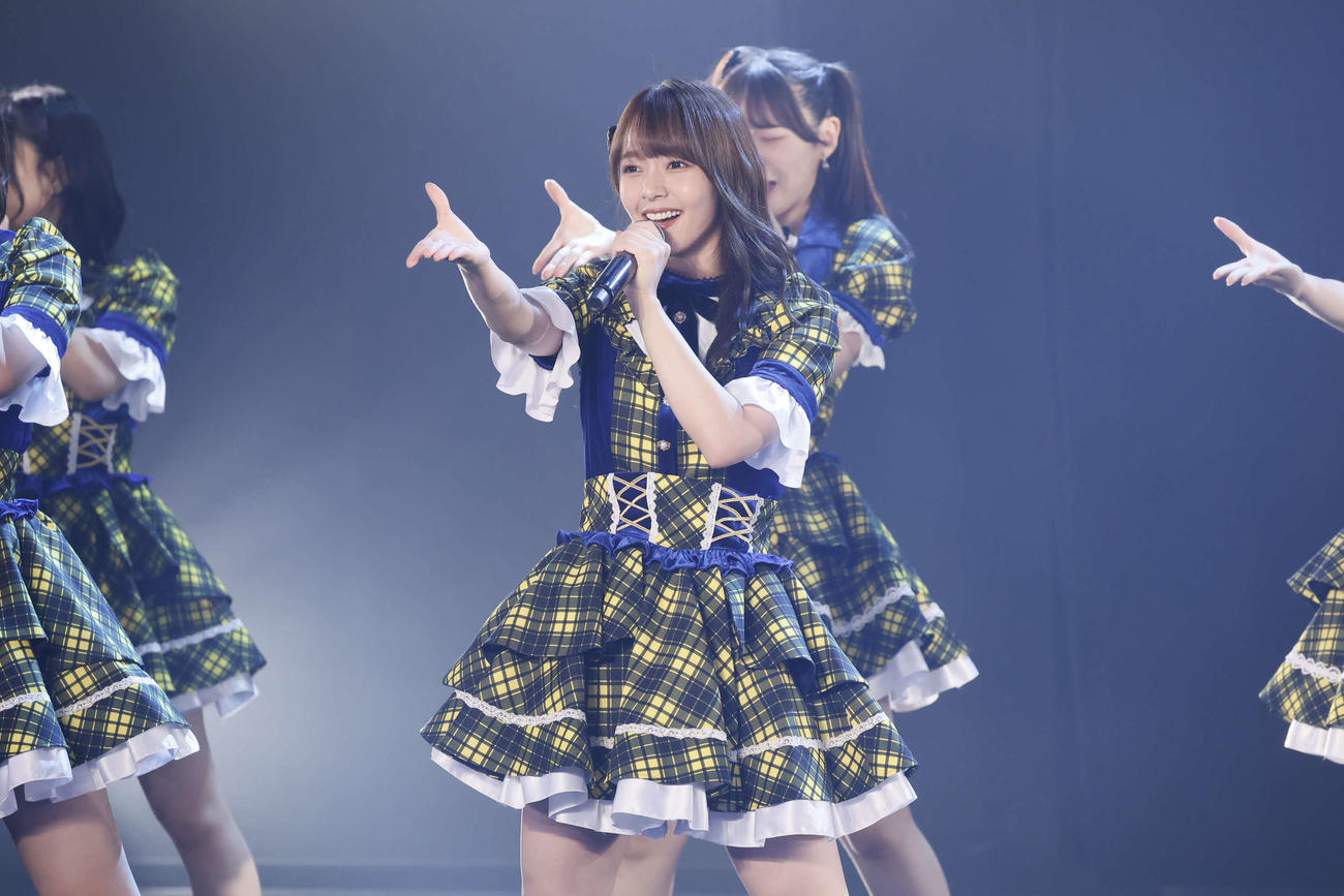 自身の卒業公演でパフォーマンスするSKE48高畑結希（C）2024 Zest，　Inc．