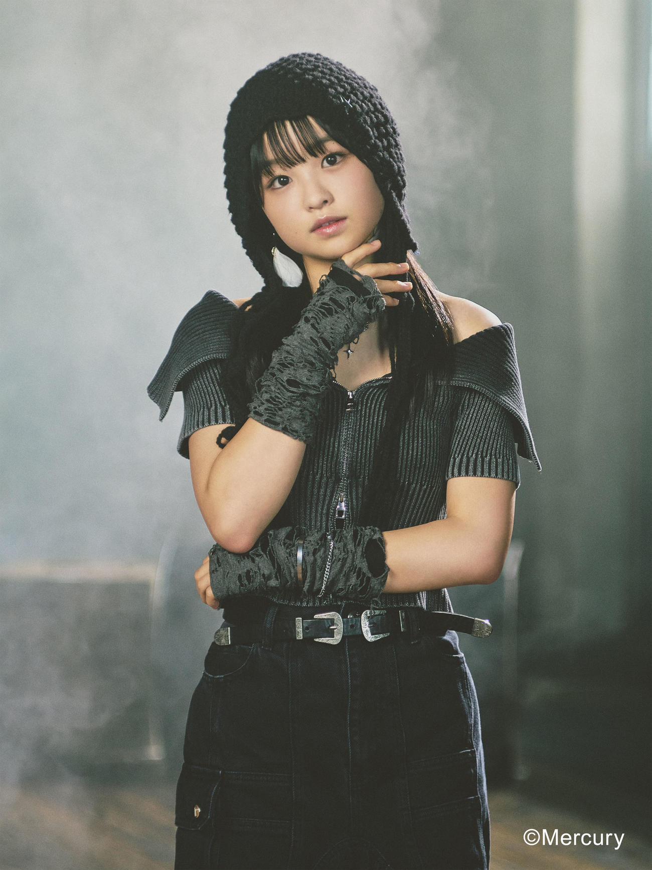 HKT48の新シングル「僕はやっと君を心配できる」で初選抜入りした龍頭綺音（C）Mercury