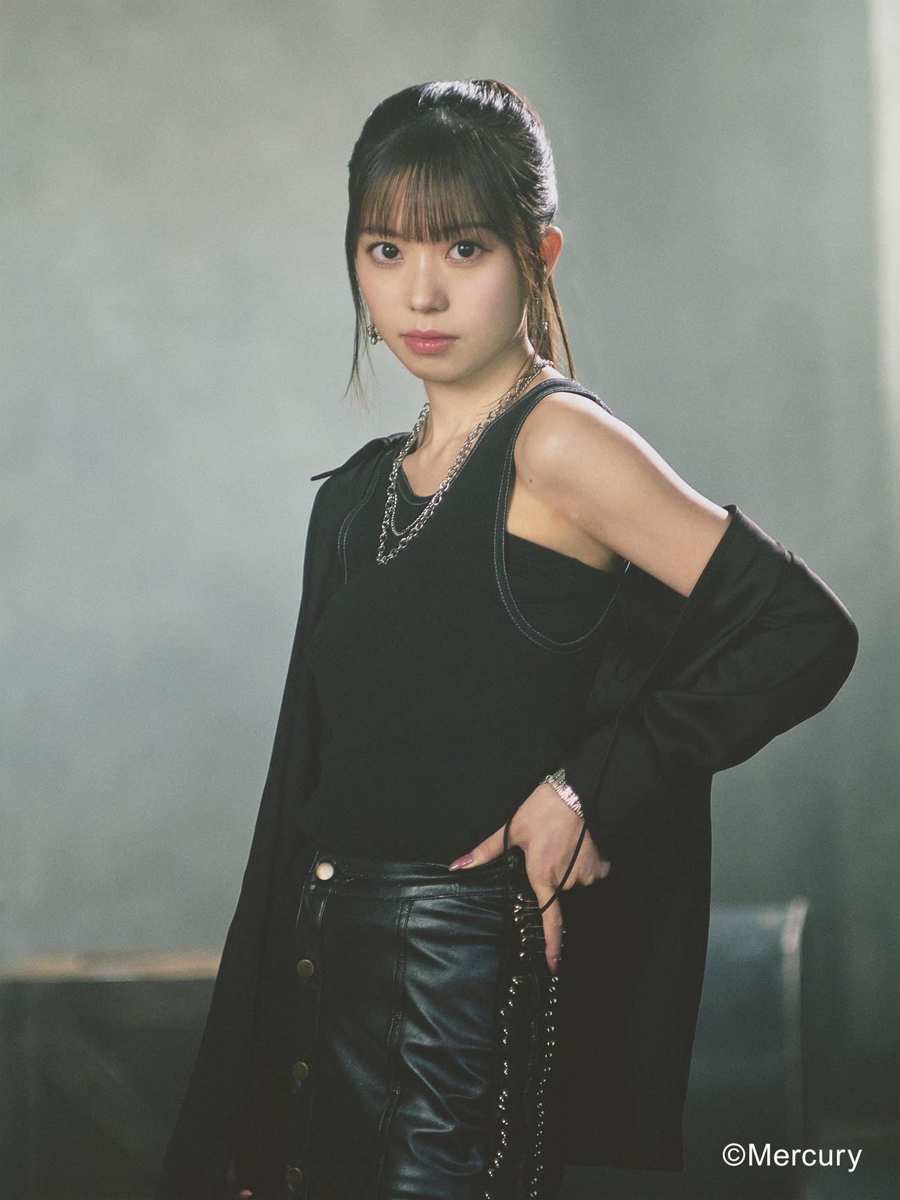 HKT48の新シングル「僕はやっと君を心配できる」で初選抜入りした栗山梨奈（C）Mercury