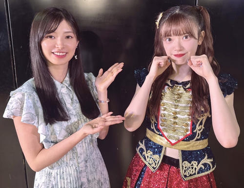 ９・１から生島企画室所属のAKB武藤小麟が姉の武藤十夢と２ショット　生島ヒロシ「大歓迎」