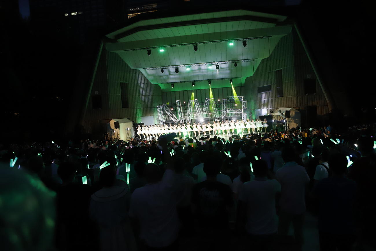 東京・日比谷野外大音楽堂で単独ライブ「This Is NMB48 2024」を開催したNMB48
