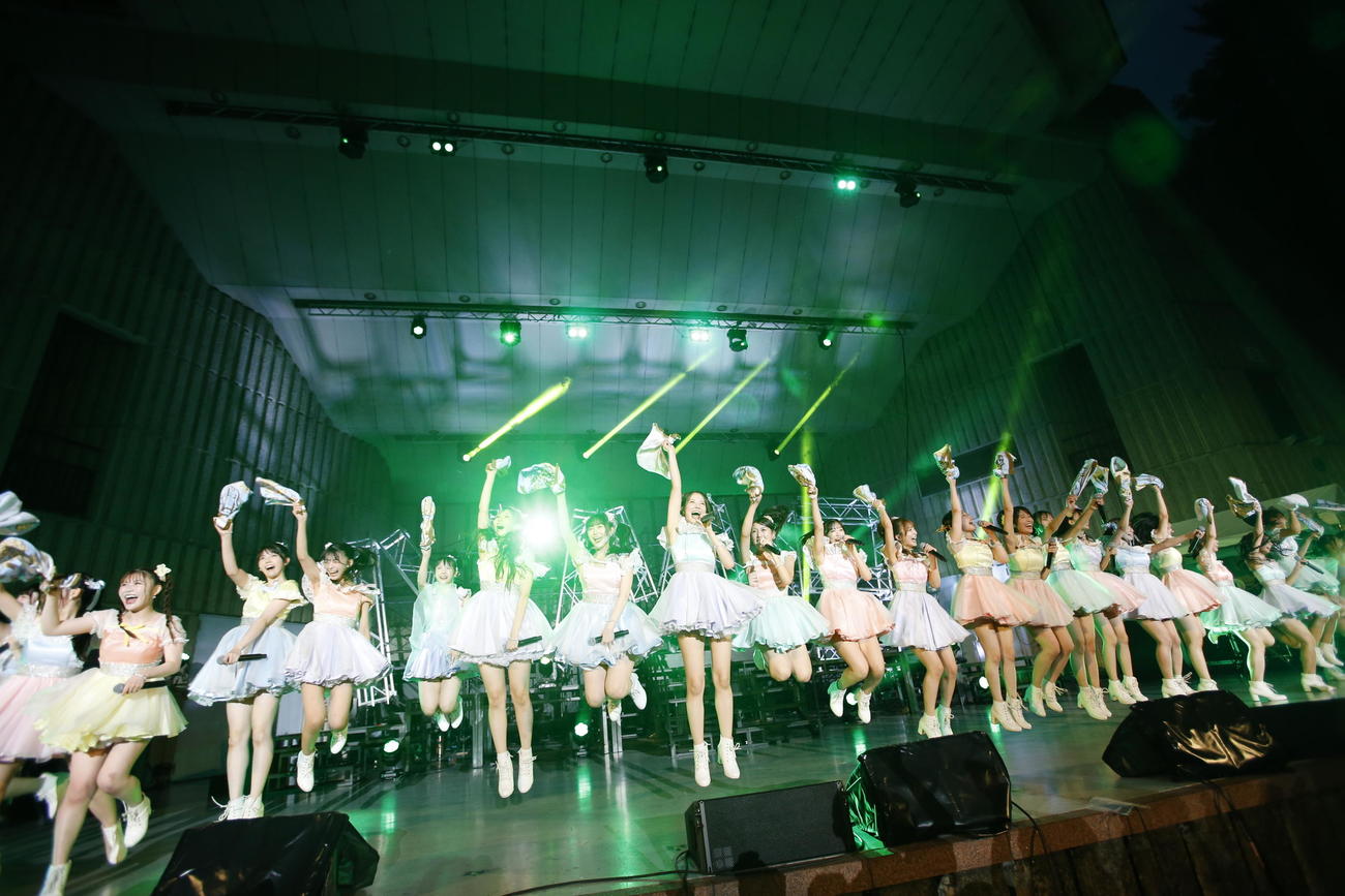 東京・日比谷野外大音楽堂で単独ライブ「This Is NMB48 2024」を開催したNMB48