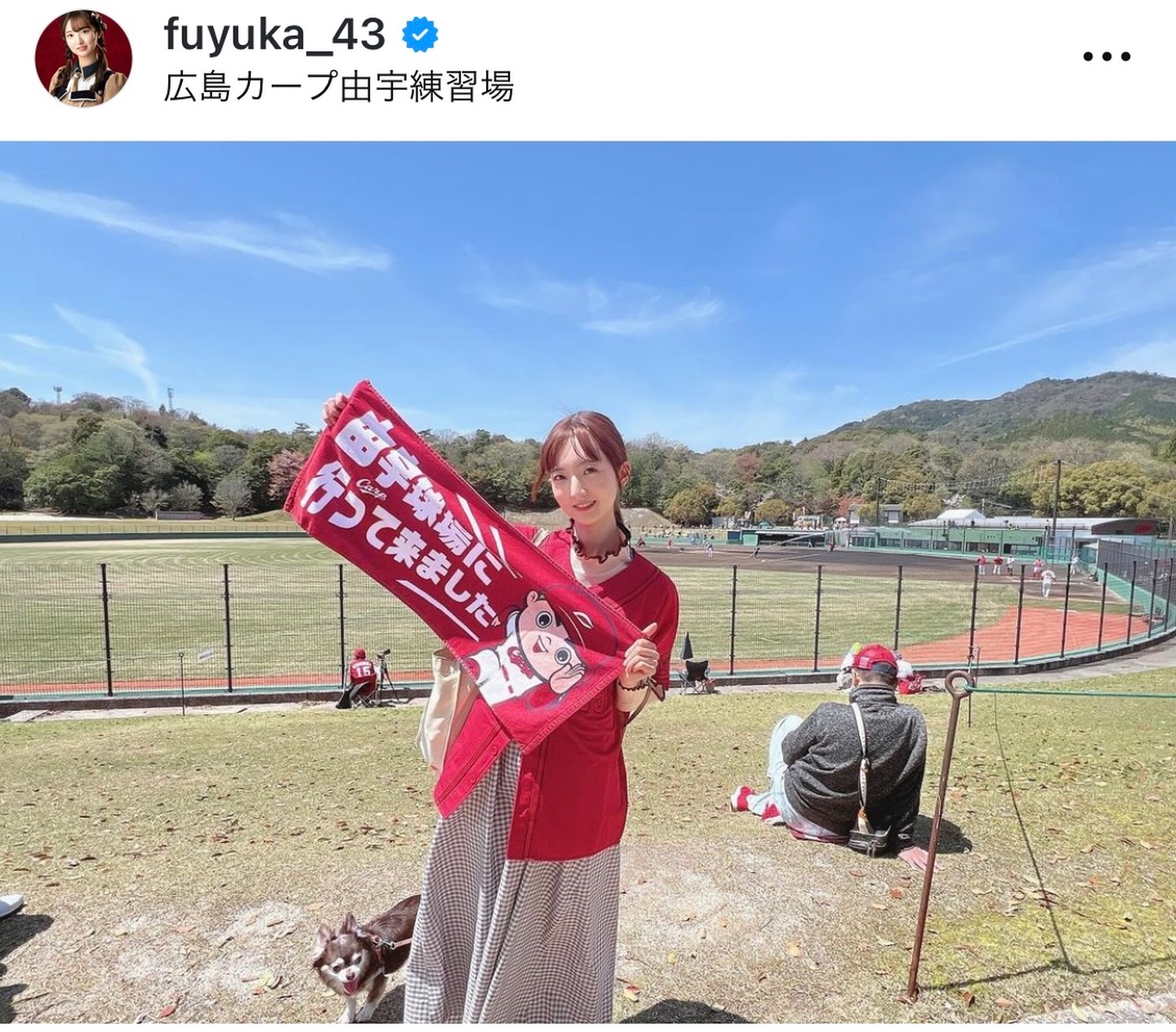 SKE48藤本冬香インスタグラムから
