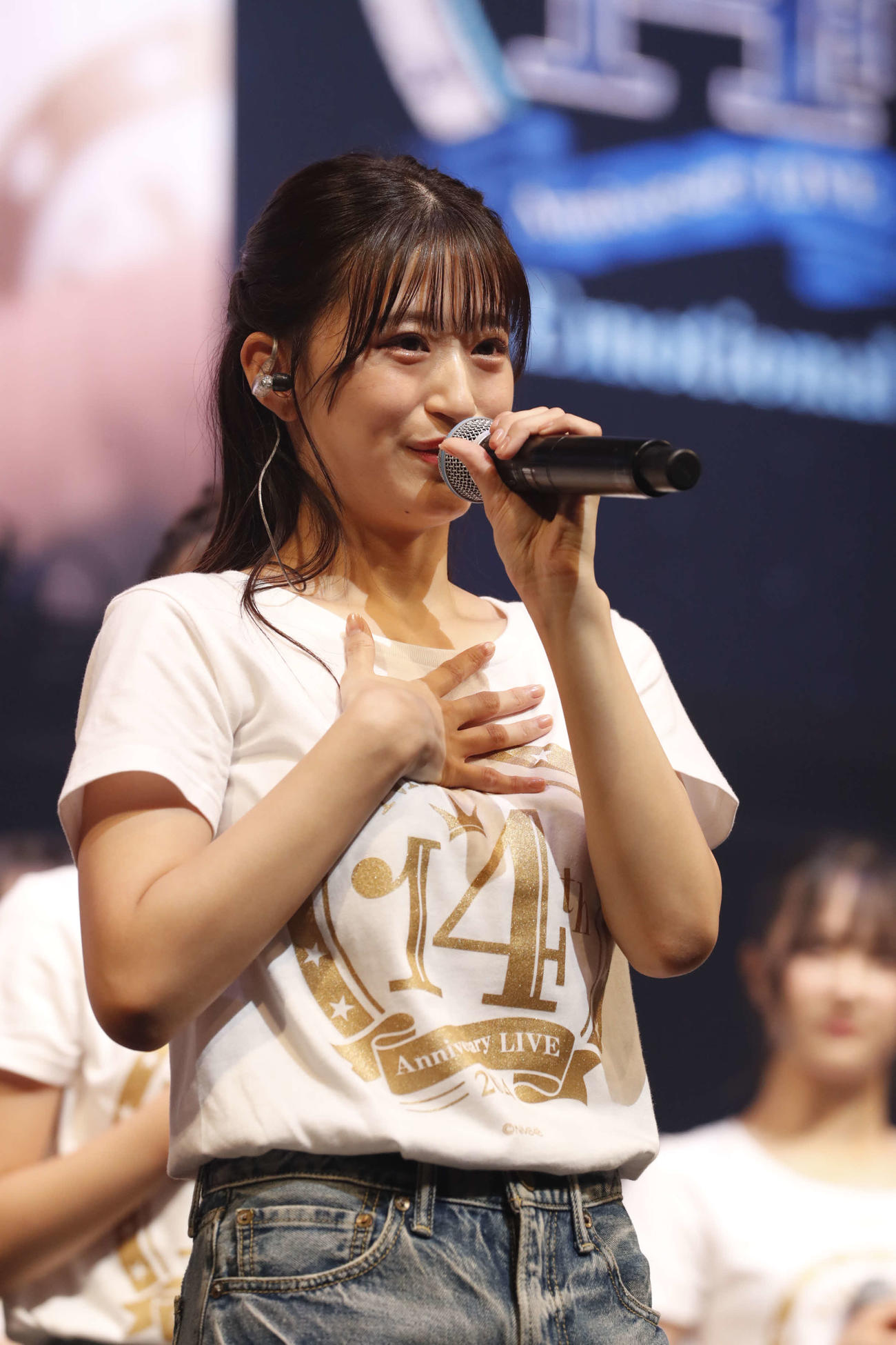 卒業を発表した上西怜（C）NMB48