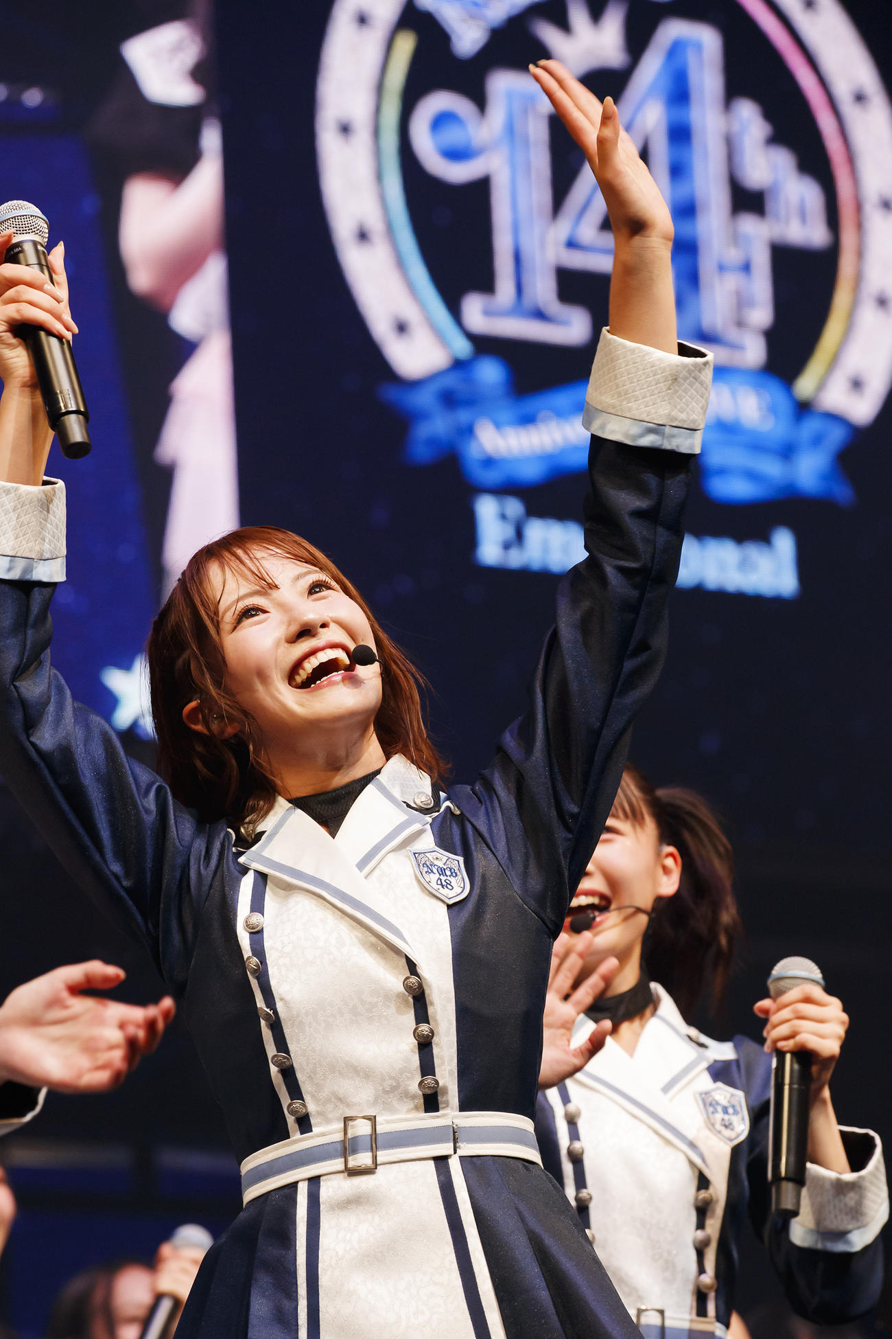 14周年ライブ初日公演を行ったNMB48小嶋花梨（C）NMB48