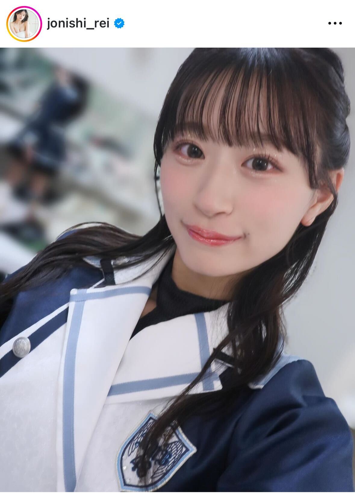 NMB48上西怜のインスタグラムから