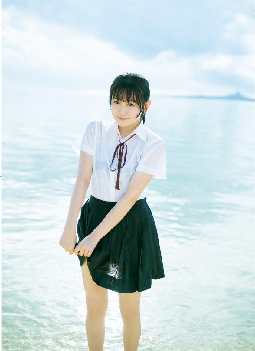 ファースト写真集「曖昧」を発売するHKT48石橋颯　撮影／熊木優（io）・双葉社