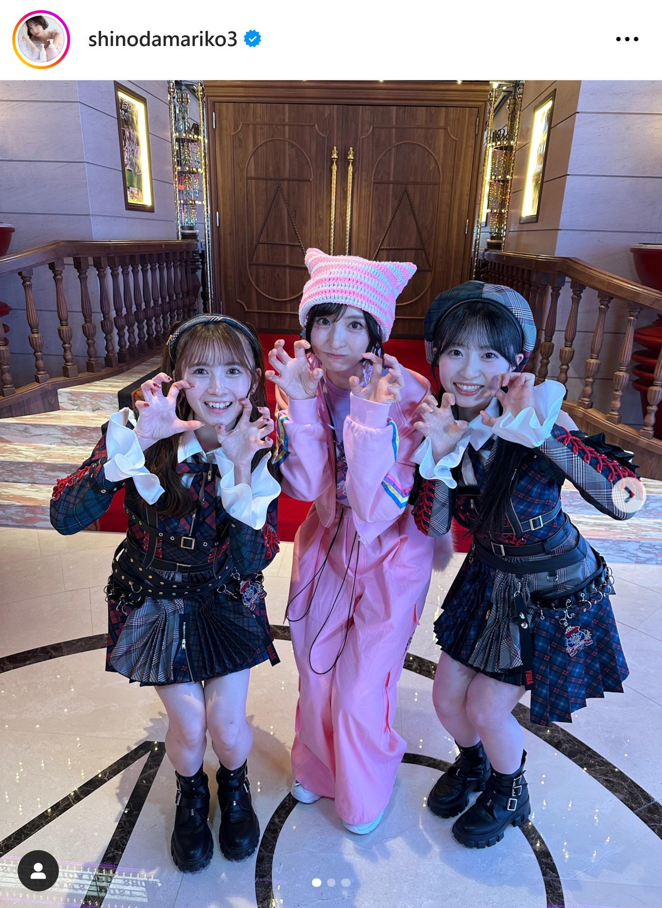 篠田麻里子のインスタグラムから