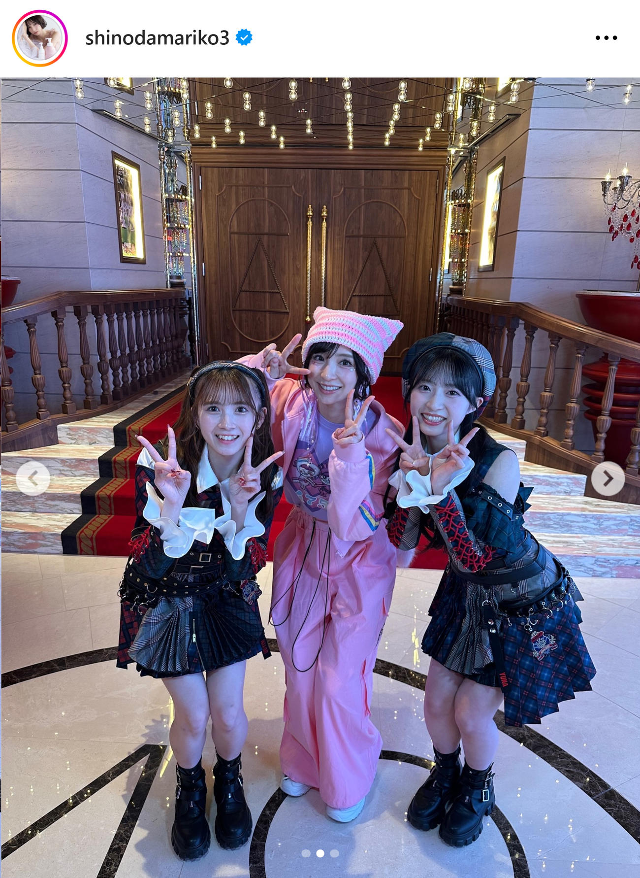 篠田麻里子のインスタグラムから