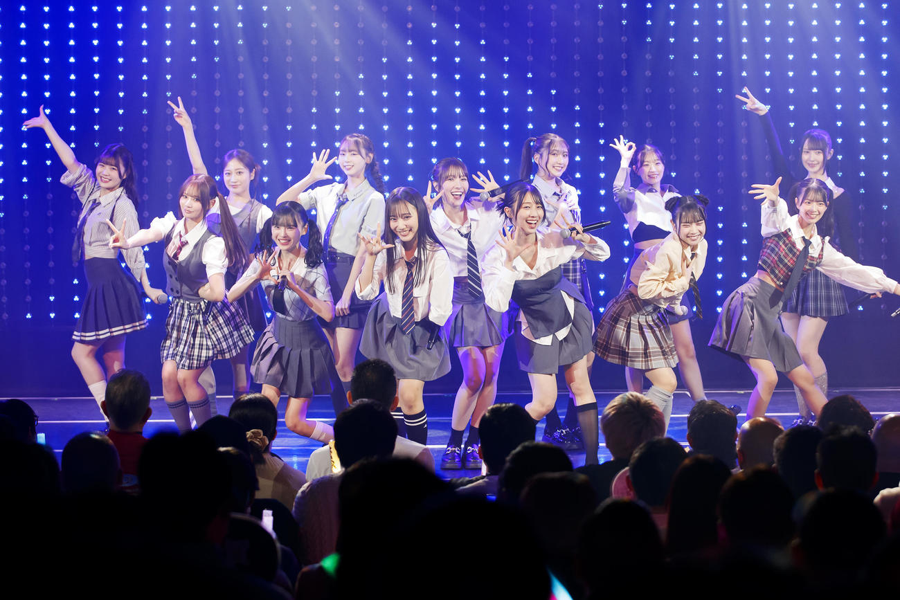 元日恒例の新春公演を行ったメンバー（C）NMB48
