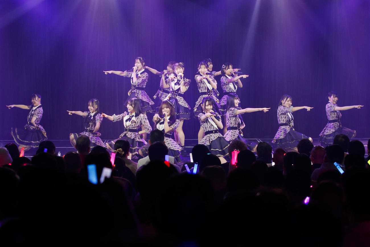 元日恒例の新春公演を行ったメンバー（C）NMB48