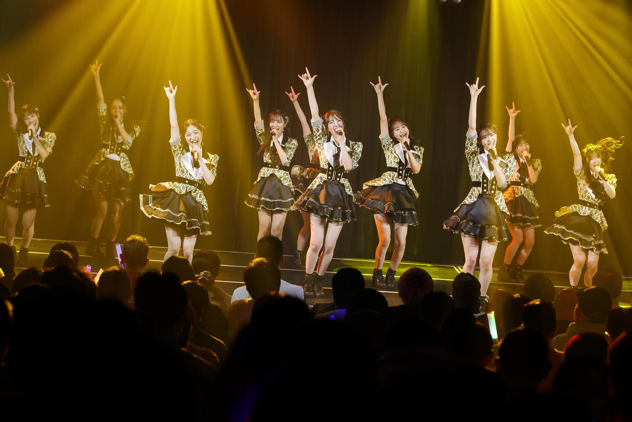 元日恒例の新春公演を行ったメンバー（C）NMB48