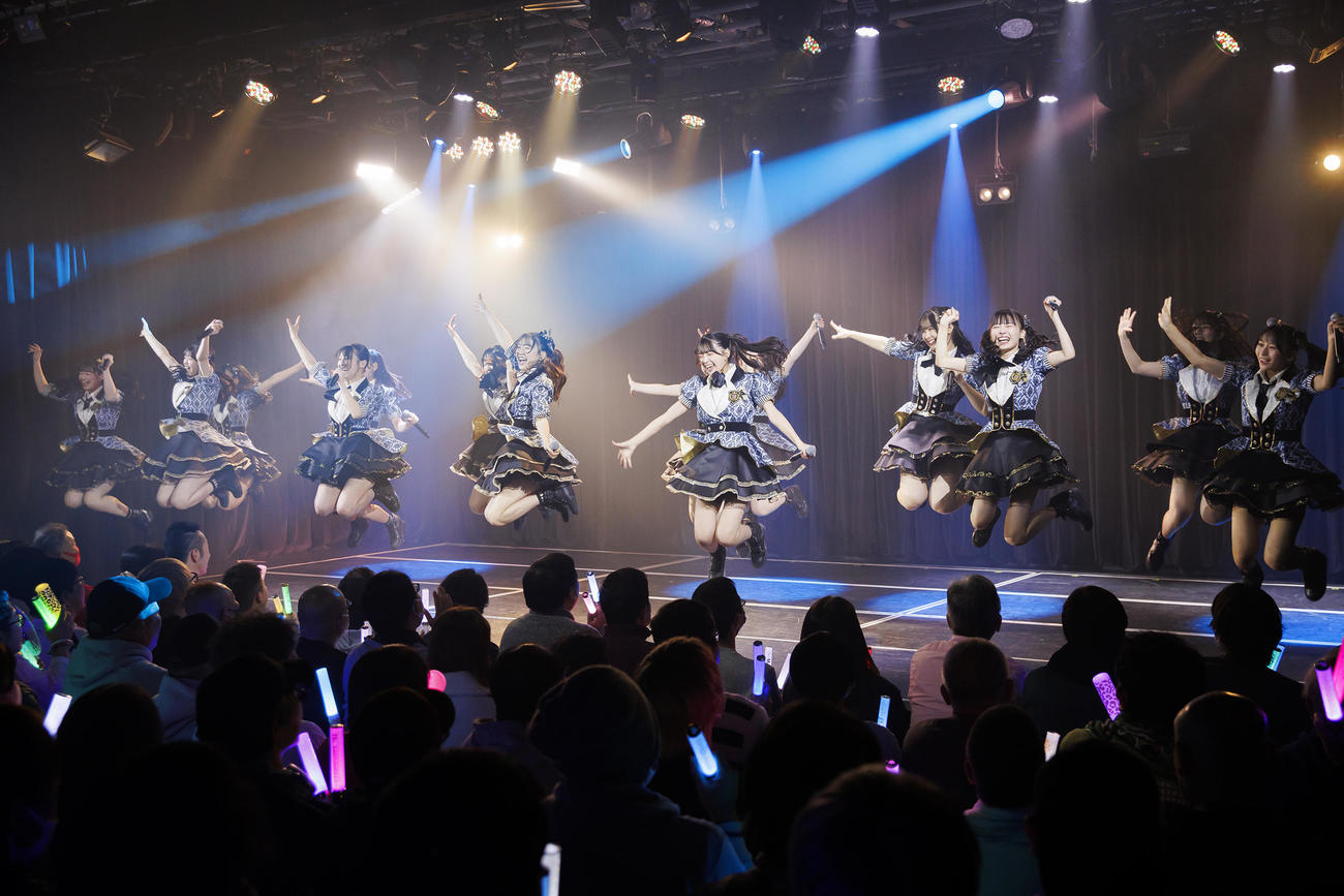 元日恒例の新春公演を行ったメンバー（C）NMB48