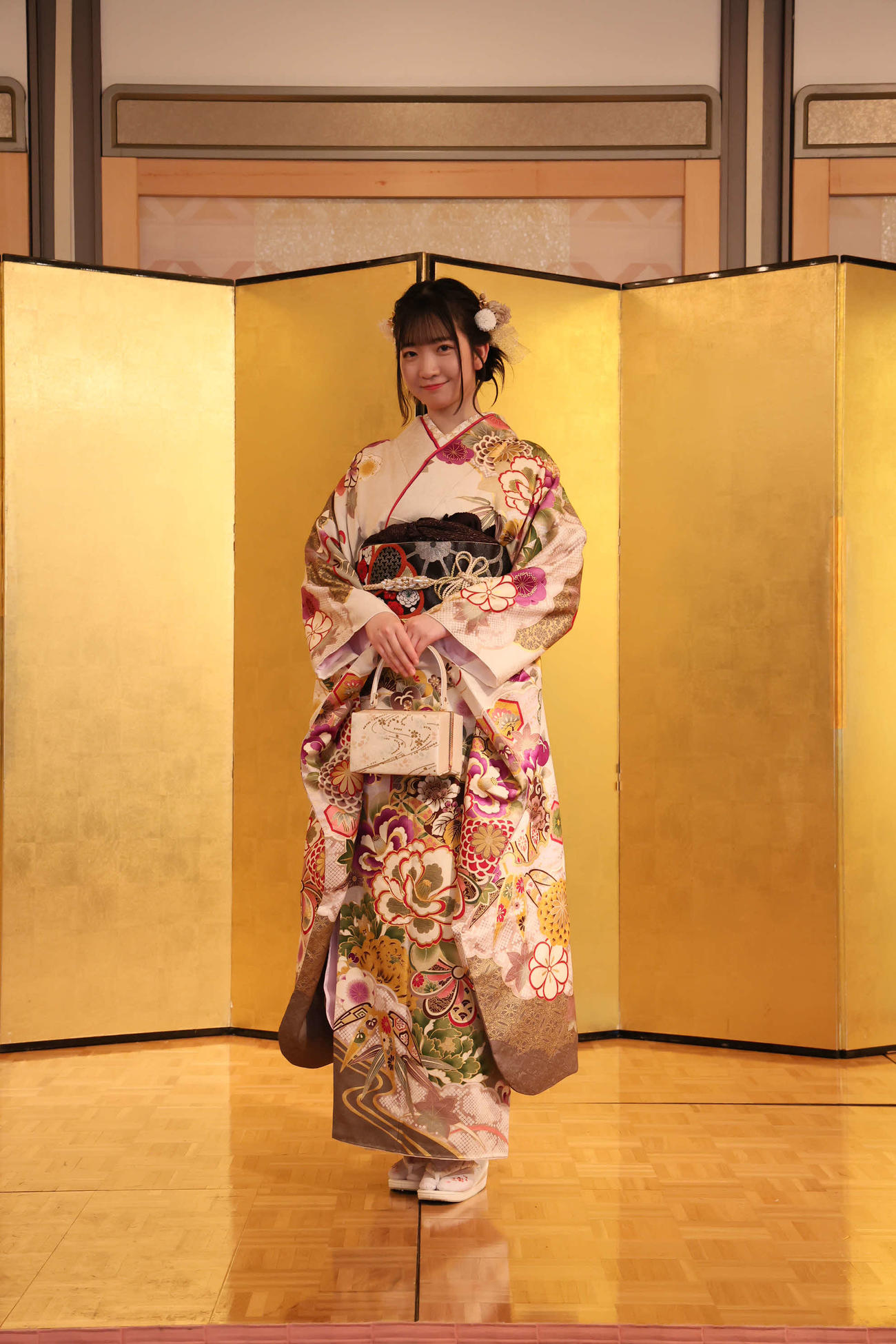 「SKE48　二十歳のつどい」に参加したSKE48奥野心羽（C）2025 Zest，　Inc．／衣装協力：株式会社清水屋