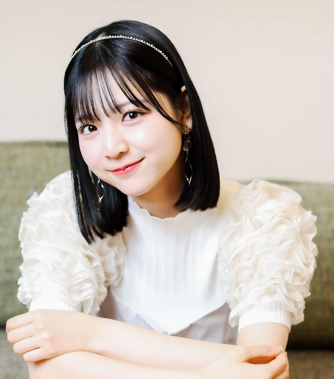 STU48　曽川咲葵インタビュー　STU48の11枚目シングル「地平線を見ているか？」で初センターを務める曽川咲葵＝2024年12月9日　　