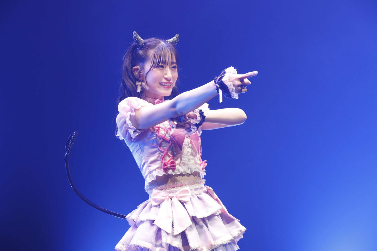 卒業コンサートを開催したNMB48上西怜（C）NMB48