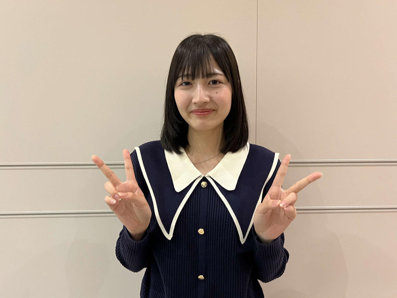 4月いっぱいでNGT48を卒業する松坂紗帆（C）Flora