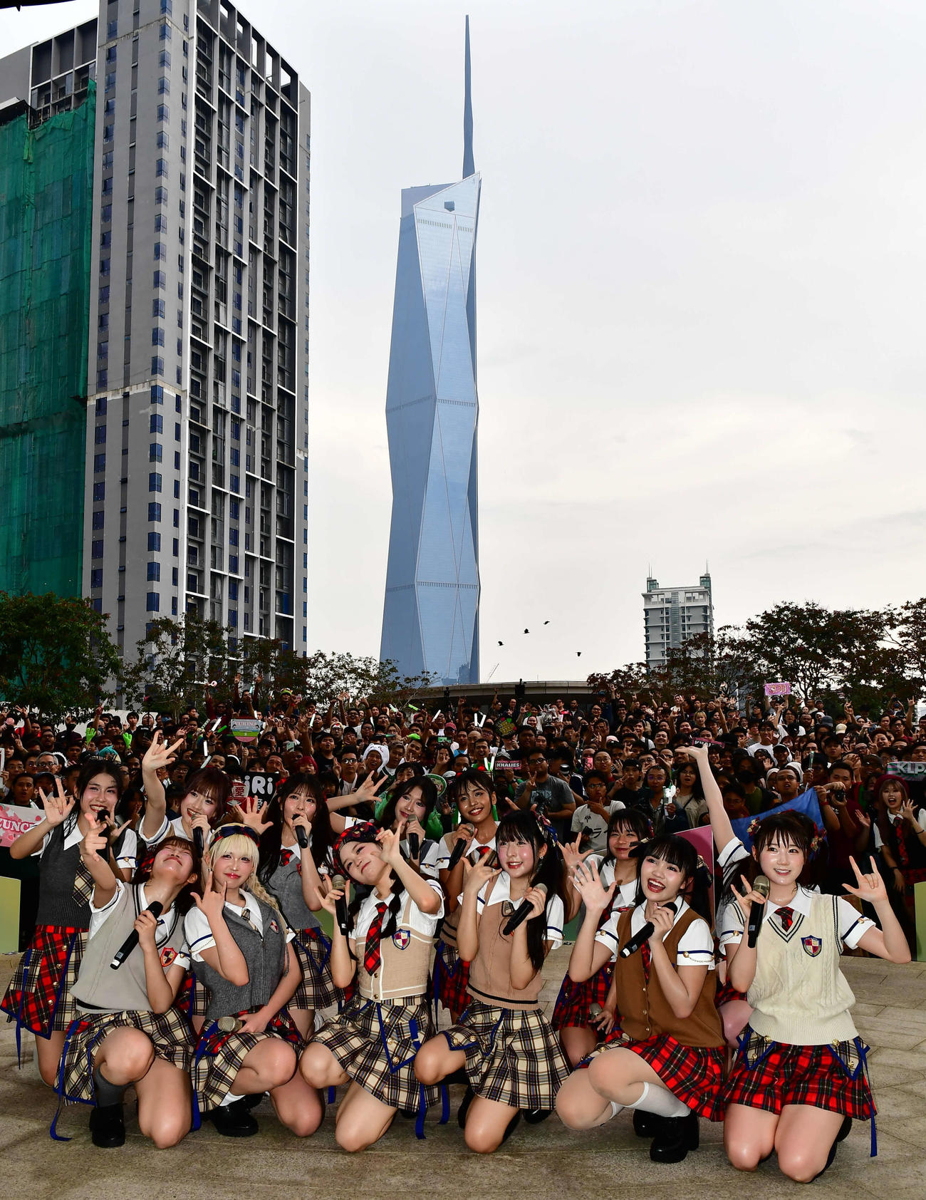 グループ初の主催ファンイベントを行ったKLP48（撮影・松尾幸之介）