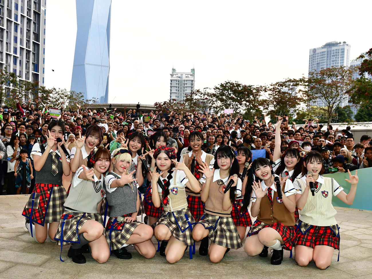 グループ初の主催ファンイベントを行ったKLP48（撮影・松尾幸之介）