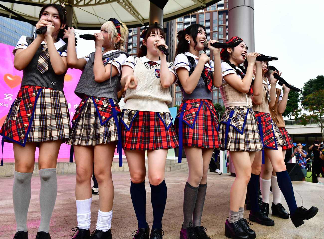 グループ初の主催ファンイベントを行ったKLP48（撮影・松尾幸之介）