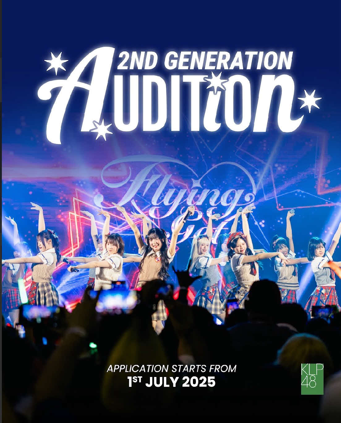 KLP48の2期生オーディションの募集ポスター