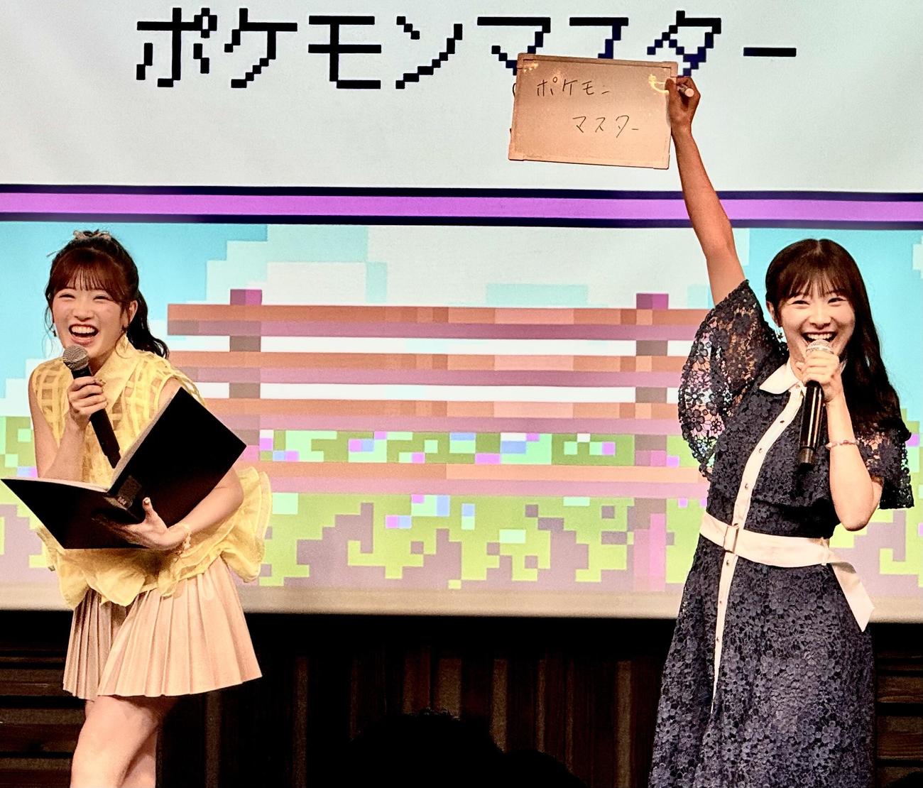 妹の武藤小麟（左）の誕生イベントに登場した姉の武藤十夢