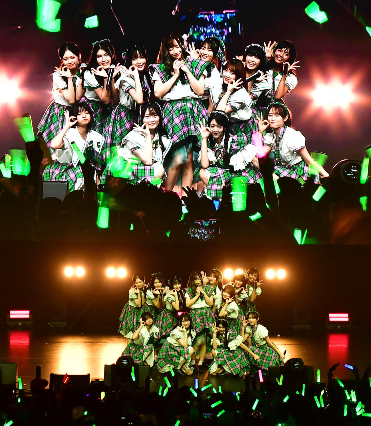 デビュー1周年記念公演を行ったKLP48